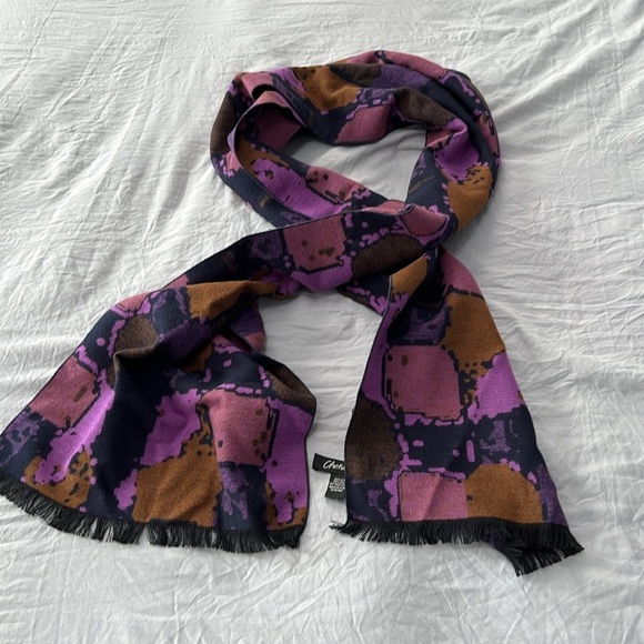 Chelsey by Joseph Multi-color Abstract Brushed Silk Scarf - Picture 1 of 6
